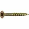 Midwest Fastener #9 x 1-1/2" Yellow Zinc Star Drive Bugle Head Saberdrive Interior Wood Screws - 24104 - Bolts