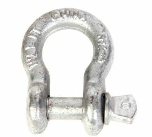 Baron 5/8" Screw Pin Anchor Shackle - 193LR-5/8 - Clips