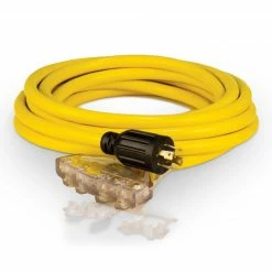 Champion Power Equipment Champion 25-Foot 30-Amp 125/250-Volt Fan-Style Generator Extension Cord (L14-30P to four 5-20R) 48036 - Generators & Alternative Energy