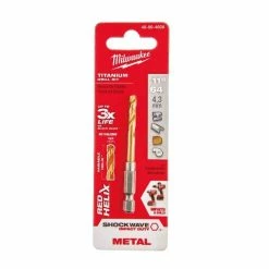 Milwaukee Shockwave 11/64" Titanium Drill Bit - 48-89-4608 - Drill Bits
