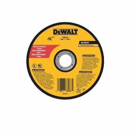 DeWalt Metal and Stainless Cutting Wheel DW8725 - Replacement Parts & Accessories - Image 2