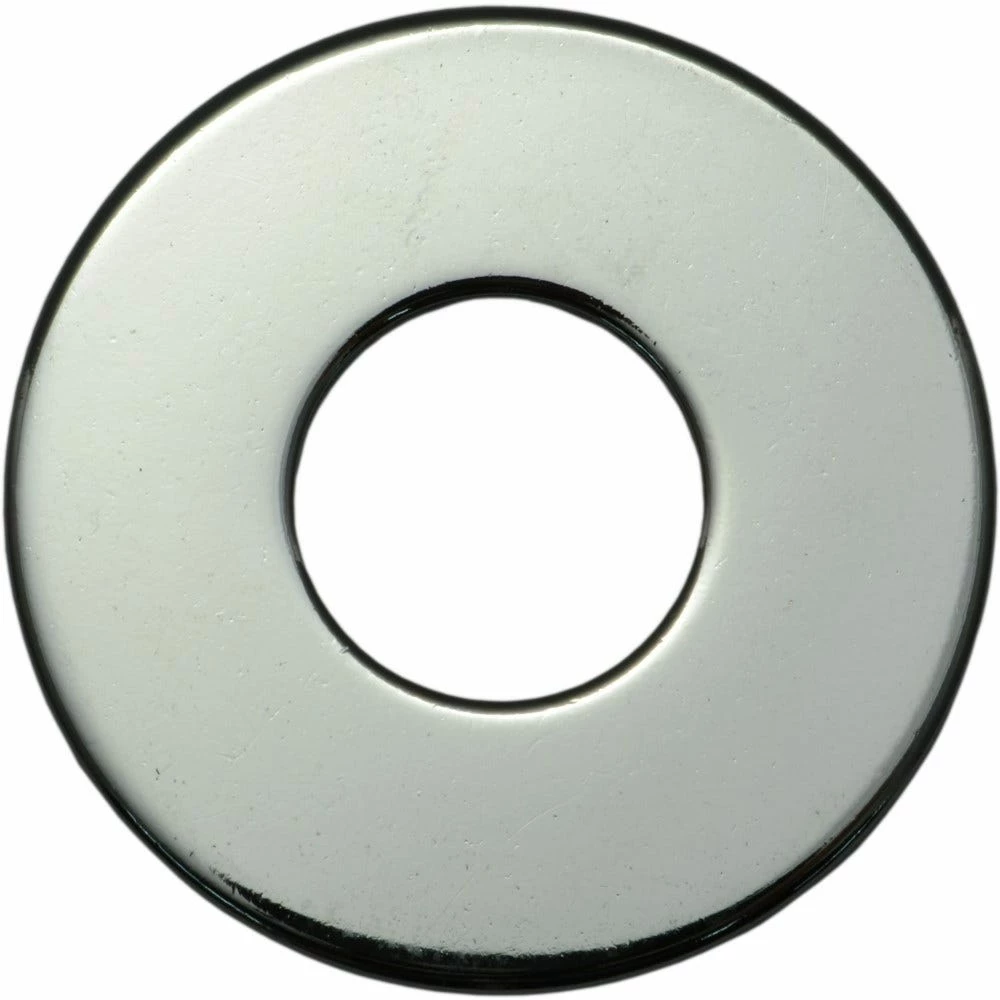 Midwest Fastener 1/2" x 9/16" x 1-3/8" Chrome Plated Grade 2 USS Flat Washers - 87042 - Bolts