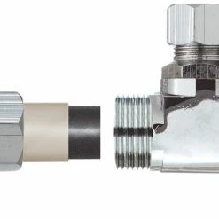 Plumb Pak Quarter Turn Angle Valve 1/2 Inch CPVC x 3/8 Inch OD - PP32-1PCLF - General Plumbing Hardware