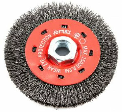 Forney Crimped Wire Wheel 4 inch x 5/8 - Replacement Parts & Accessories