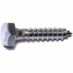Midwest Fastener 1/4" x 1-1/4" 18-8 Stainless Hex Head Lag Screws - 83472 - Bolts