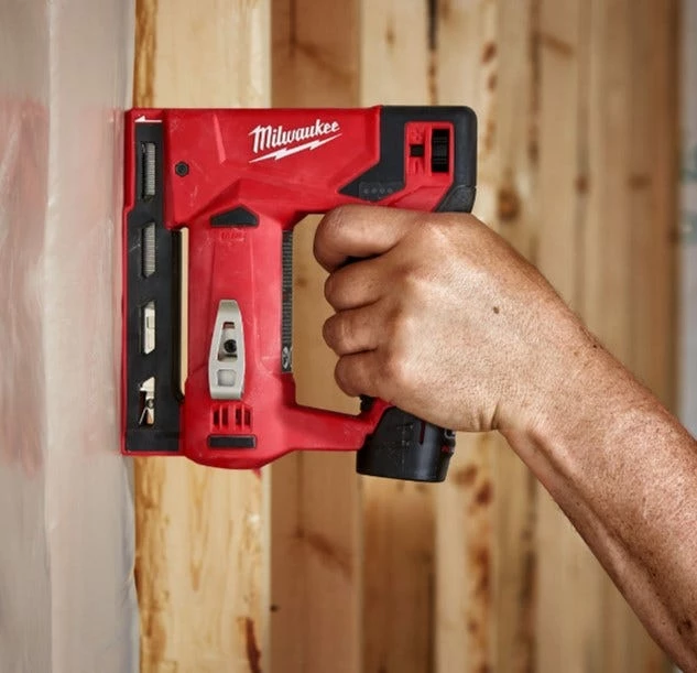 Milwaukee M12 12-Volt Lithium-Ion Cordless 3/8" Crown Stapler - 2447-20 - Hammers & Striking Tools - Image 3