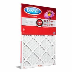 Bestair 16 x 25 x 1 Merv 11 Pleated Furnace Filter - B1-1625-11-6 - Furnace Filters & Maintenance