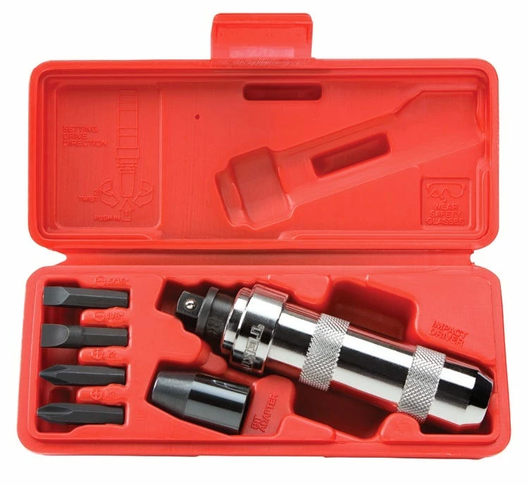 Tekton 7 Piece 3/8 in Drive Impact Screwdriver Set - 2905 - Screw Drivers