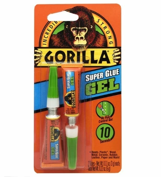 Gorilla Glue Gorilla Super Glue Gel Tubes 2 Pack - 3 Gram 7820002 - Adhesives & Tape - Image 2