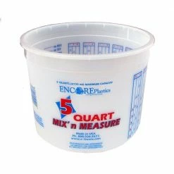 Encore 5 QT CLEAR MIX' N MEASURE CONTAINER - 300403 - Hardware