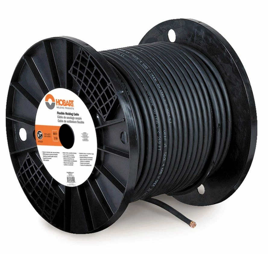 Hobart No. 4 Welding Cable, Sold by the Foot - 770113F - Welding Tools & Accessories