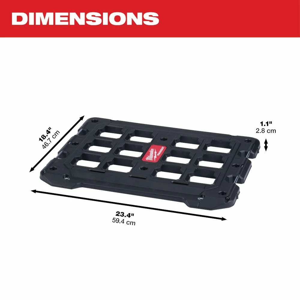 Milwaukee PACKOUTâ„¢ Mounting Plate - 48-22-8485 - Storage Tubs - Image 10