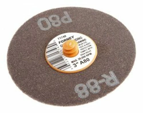 Forney 3 inch 80 Grit Sanding Disc - Replacement Parts & Accessories