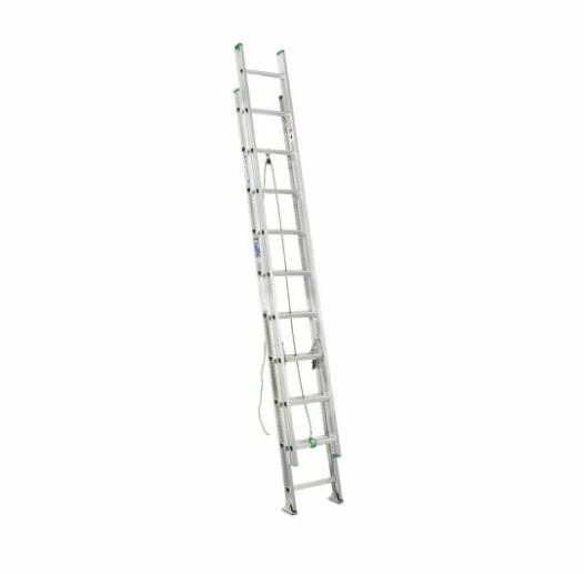 Various Brands Werner 20' Aluminum Extension Ladder, Type II - D12202 - Ladders