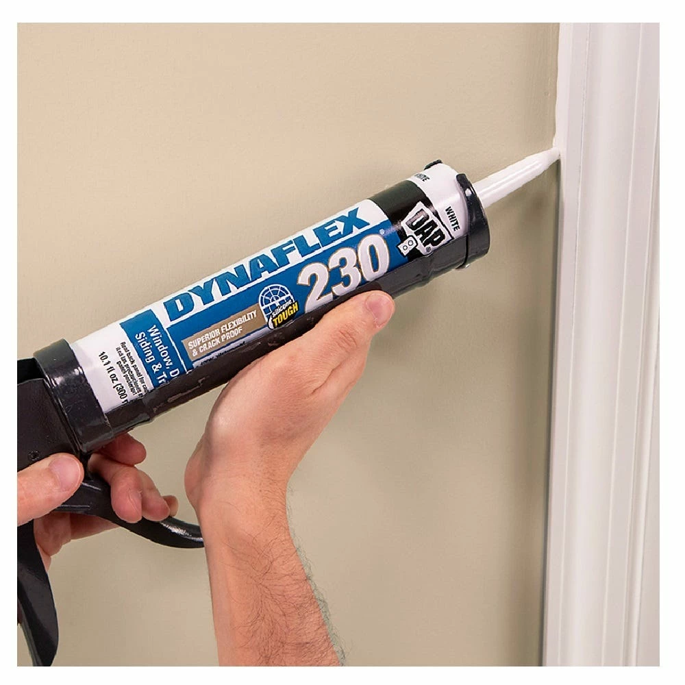 DAP Dynaflex 230 Premium Elastomeric Sealant - Clear, 10.1 oz. - 7079818304 - Caulk & Sealants - Image 2