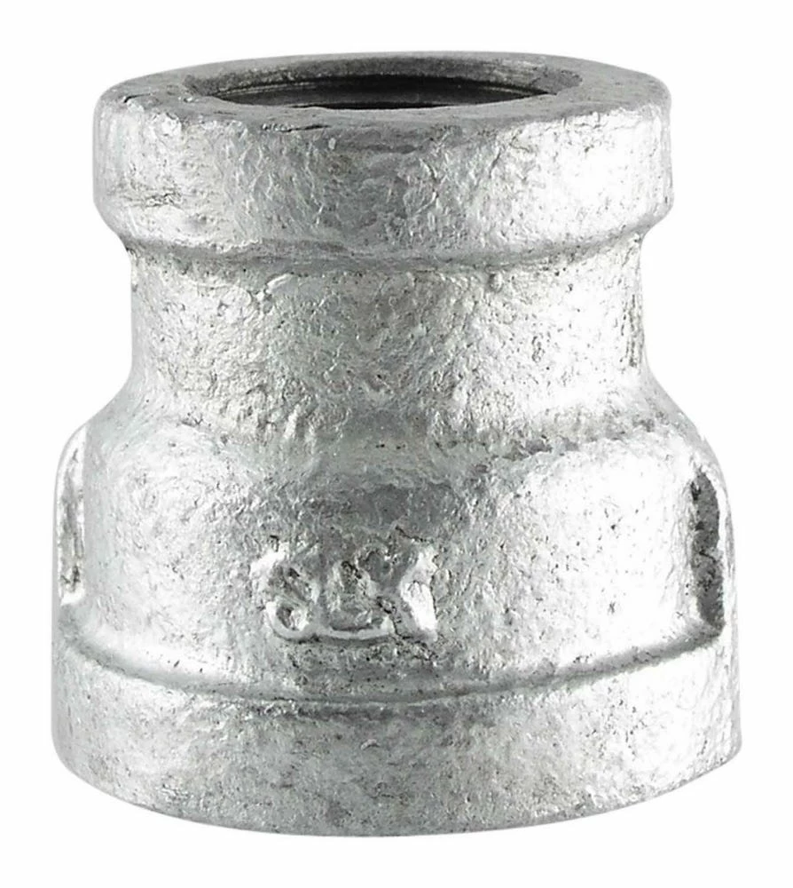 LDR Galvanized Reducing Coupling 3/8" x 1/4" 311 RC-3814 - Malleable Fittings - Image 2