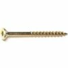 Midwest Fastener #8 x 2" Yellow Zinc Star Drive Bugle Head Saberdrive Wood Screws - 24103 - Bolts