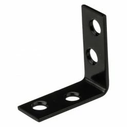 National Hardware 115 Corner Braces in Black Finish - N266-480 - Miscellaneous Hardware
