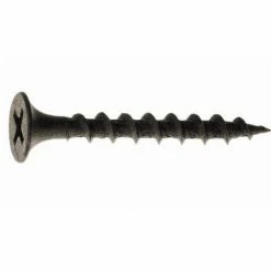 Grip-Rite 6 Inch x 2 Inch Black Coarse Drywall Screw 1 Pound - 2CDWS1 - Screws