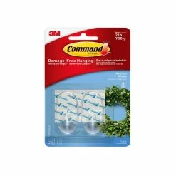 Command™ Medium Clear Hooks 17091CLR-ES - Miscellaneous Hardware