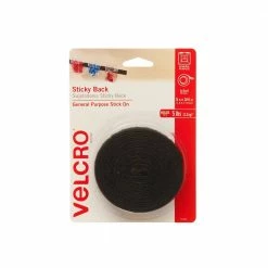 Velcro Brand Sticky Back 5' x 3/4" Roll Black - 19432008 - Adhesives & Tape