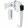 National Hardware V1316 Pushbutton Latches in White - N213-074 - Catches & Latches