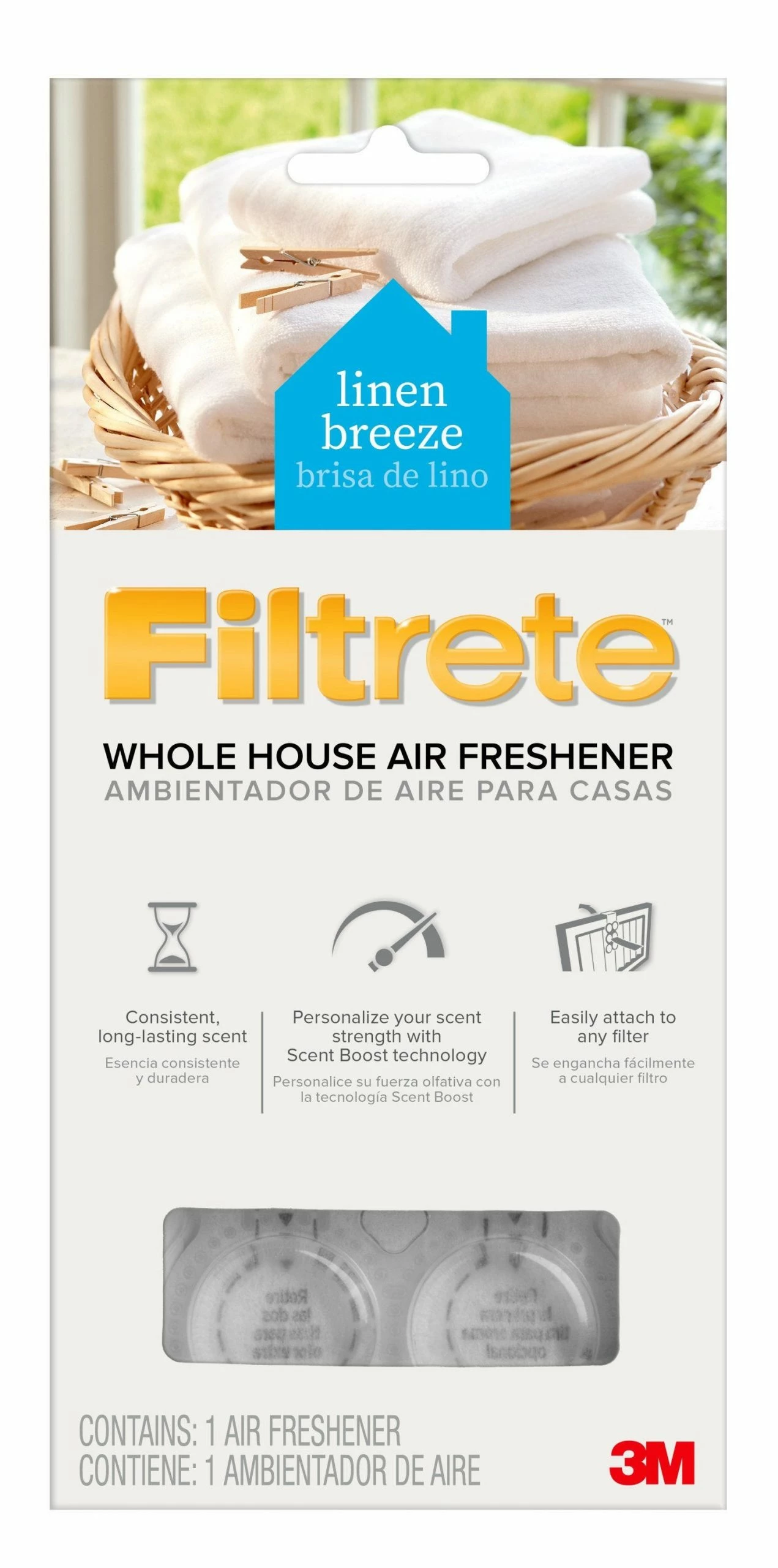 Filtrete Whole House Air Freshener Linen Breeze WHAF-1-LB - Furnace Filters & Maintenance