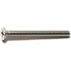 Midwest Fastener #10-24 x 2" 18-8 Stainless Coarse Thread Phillips Flat Head Machine Screws - 82446 - Bolts