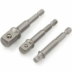Tekton 3 Piece Power Socket Adapter Set - 2902 - Screw Drivers