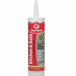 Red Devil Kitchen And Bath Silicone Caulk White 0836 - Caulk & Sealants