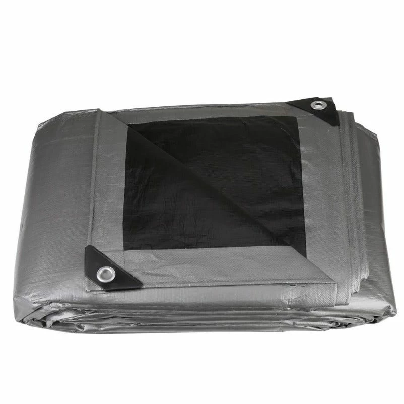 Providence Heavy Duty 16 x 20 Tarp, Silver/Black - 89-211-0204 - Tarps - Image 2