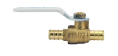 Apollo 1/2 Inch Brass PEX Barb Ball Valve - APXV1212 - Bathroom