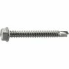 Midwest Fastener #12-14 x 2" 410 Stainless Hex Washer Head Self-Drilling Screws - 12603 - Bolts