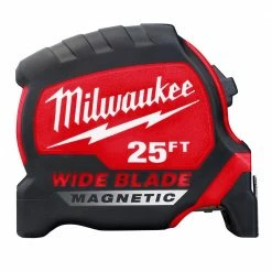 Milwaukee 25' Wide Blade Magnetic Tape Measure - 48-22-0225M - Measuring Tools