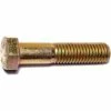 Midwest Fastener 9/16"-12 x 2-1/2" Yellow Zinc Plated Grade 8 Coarse Thread Hex Cap Screws - 83705 - Bolts
