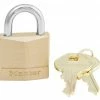 Master Lock 1-3/16in 30mm Wide Solid Brass Body Padlock - 130D - Padlocks