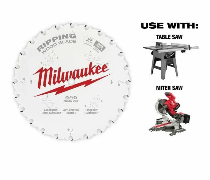Milwaukee 12 Inch 44T General Purpose Circular Saw Blade 48-40-1220 - Circular Saw Blades - Image 2