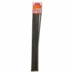 Tool City Black 24.9 Inch 175 lb. Tensile Extra Heavy Duty Cable Ties, 25 Piece - 14173 - Fasteners, Clamps & Vices