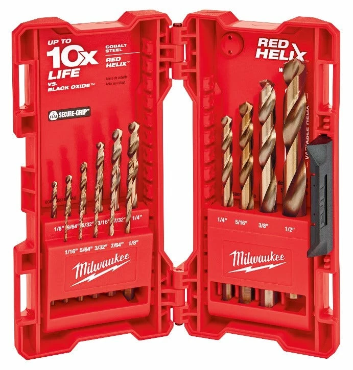 Milwaukee 15-Piece Cobalt RED HELIX Kit - 48-89-2331 - Drill Bits - Image 2