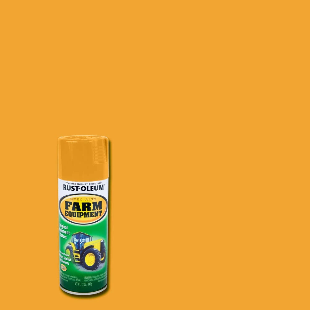 Rust-Oleum Farm Equipment Caterpiller Yellow Spray - 280140 - Spray Paint - Image 2