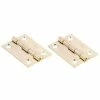 National Hardware 518 Non-Removable Pin Hinges in Brass - N146-175