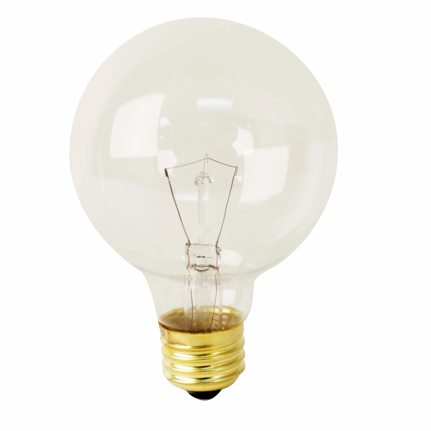FEIT ELECTRIC 25 Watt Soft White Clear G25 Globe Dimmable Incandescent Light Bulb - 25G25/RP - Bulbs - Image 2