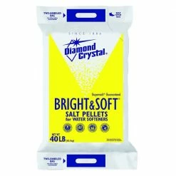 Diamond Crystal Bright & Soft Salt Pellets, 40 lb. Bag - 100012407