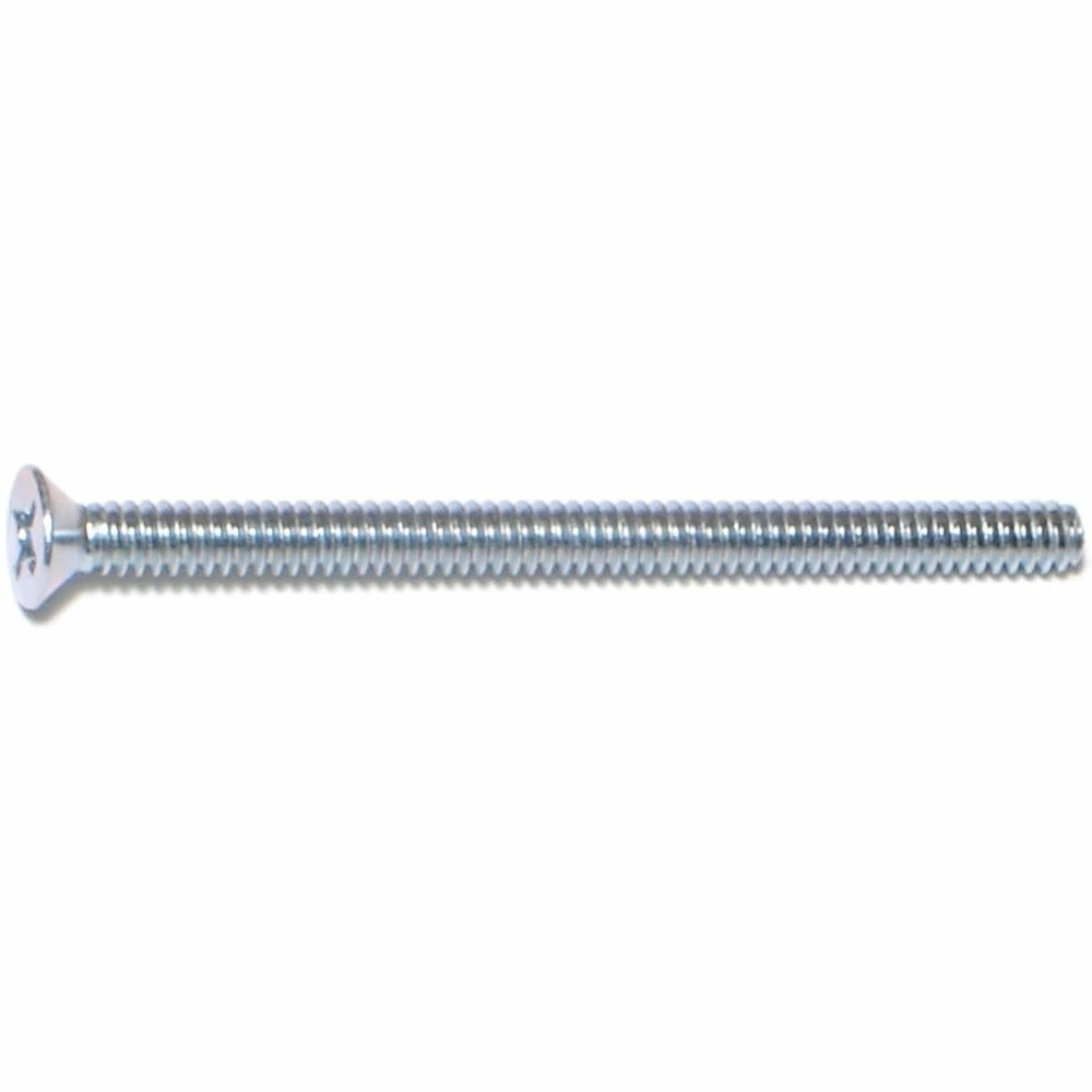 Midwest Fastener #6-32 x 2" Phillips Flat Head Machine Screws w/ Nuts - 24010 - Bolts - Image 2