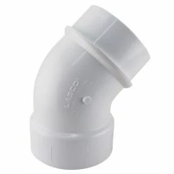 Lasco Fittings 4 DWV 45 Street Elbow HXSP - PVC Fittings