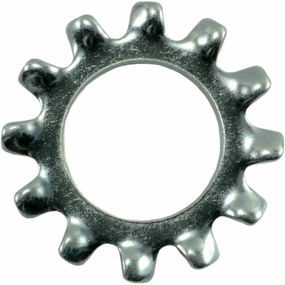 Midwest Fastener 3/8" x 45/64" Zinc Plated Grade 2 External Tooth Lock Washers - 81407 - Bolts - Image 2