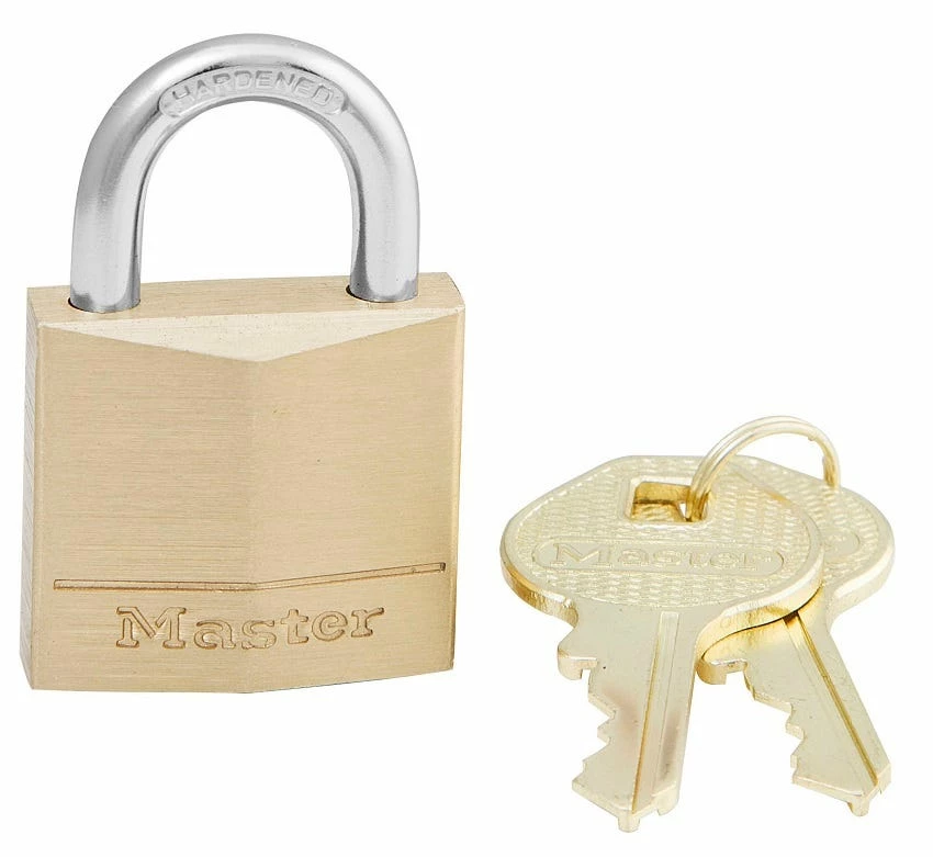 Master Lock 1-3/16in 30mm Wide Solid Brass Body Padlock - 130D - Padlocks - Image 2