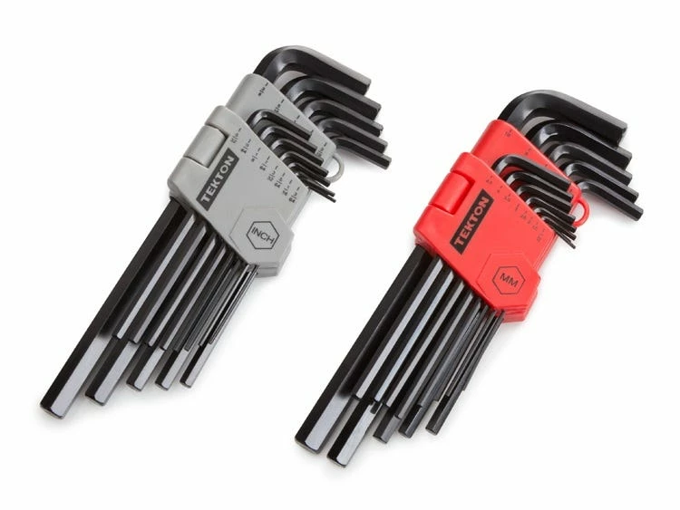 Tekton 26 Piece Long Arm Hex Key Wrench Set - Inch /Metric - 25252 - Wrench & Wrench Sets - Image 2