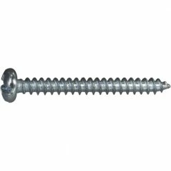 Midwest Fastener #8 x 1-1/2" Zinc Plated Combo Pan Head Sheet Metal Screws - 10137 - Bolts