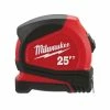 Milwaukee 25' Compact Tape Measure - 48-22-6625 - Leveling & Squares